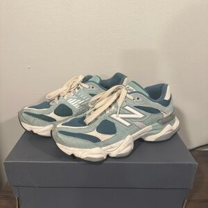 New Balance Women's Teal and White Sneakers